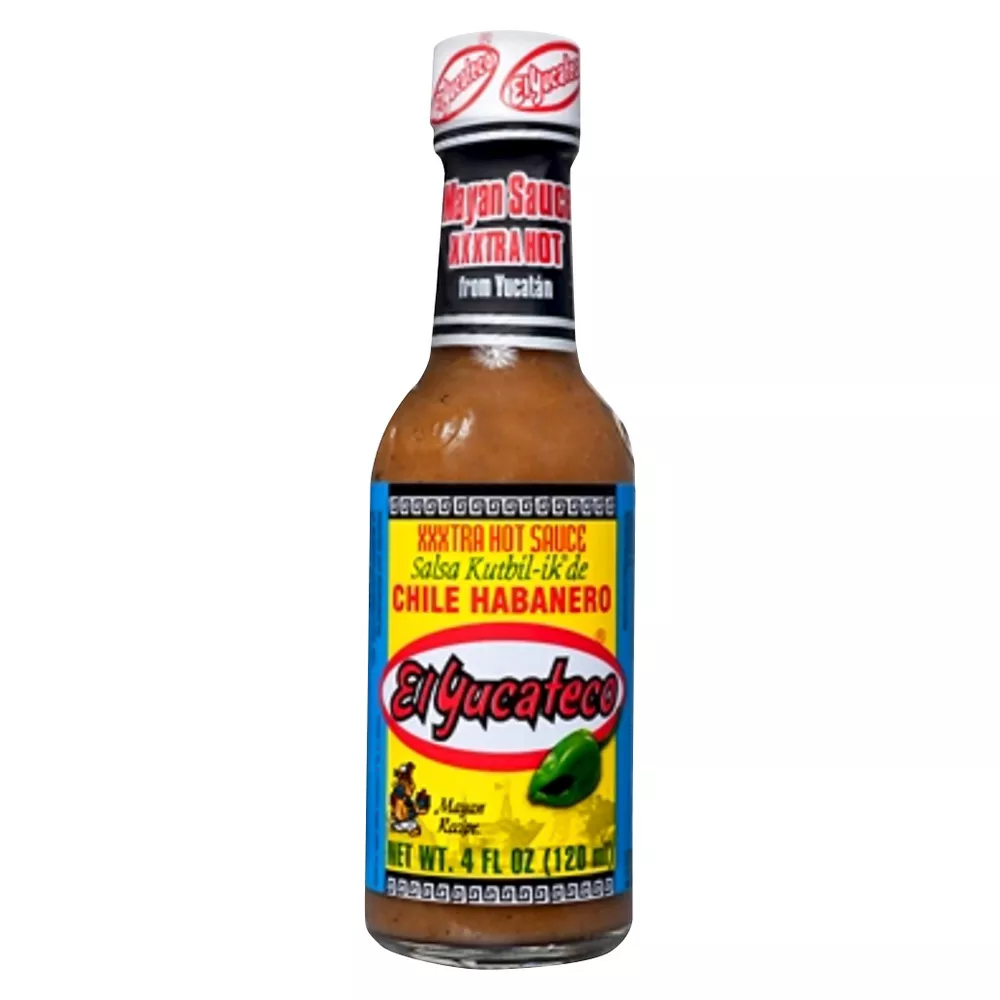 El Yucateco XXXtra Hot Habanero Sauce 4 oz