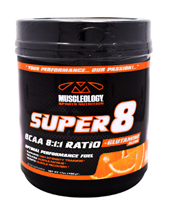 (image for) Muscleology Super 8 17 oz Orange