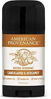 (image for) American Provenance All Natural Deodorant Sandalwood & Bergamot 2.65 oz