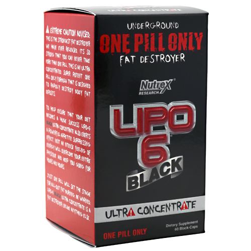 (image for) Nutrex Lipo-6 Black 60 Capsules