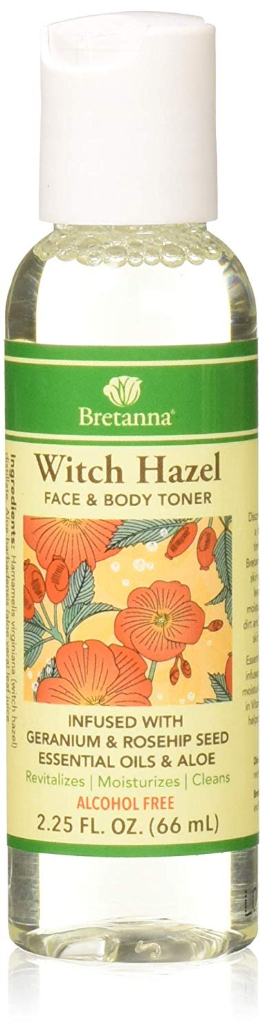 (image for) Bretanna Witch Hazel Toner Geranium Rosehip 2.25 fl oz