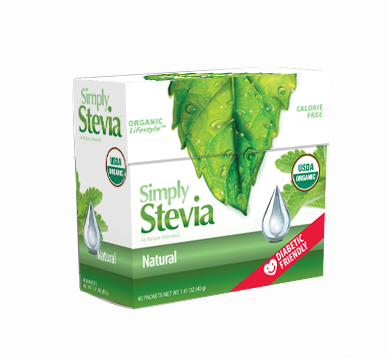 (image for) Anumed International Natural Stevia Powder 40 Packets