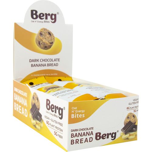 (image for) Berg Bites Dark Chocolate Banana Bread 6 Count