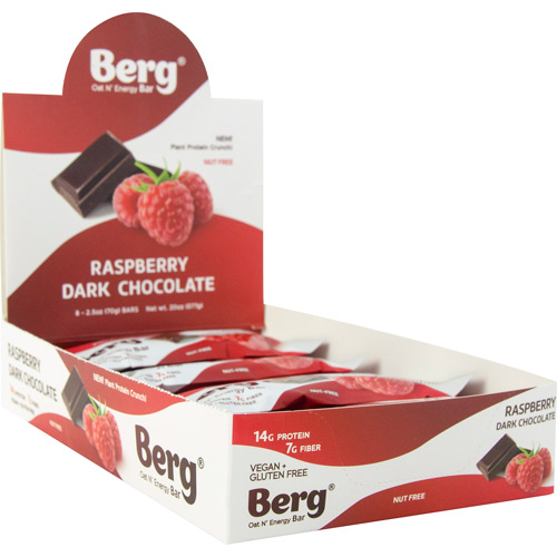 (image for) Berg Bites Berg Bars Raspberry Dark Choc 8 Count