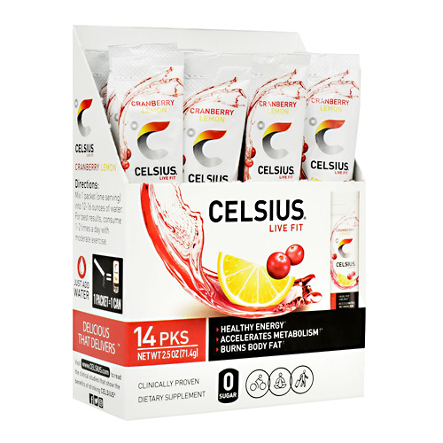 (image for) Celsius Berry Cranberry Lemon 14 Packets