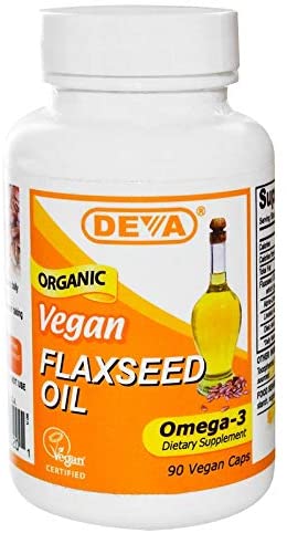 (image for) Deva Vegan Flax Seed Oil 500Mg 90 Vcap