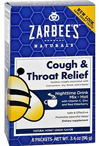 (image for) Zarbee's Adult Nighttime Drink Honey Lemon 6 Packets