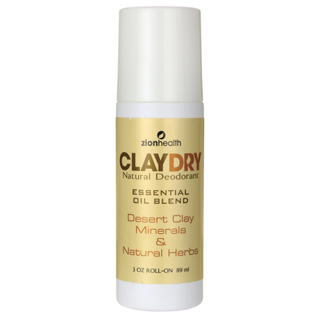 (image for) Zion Health Clay Dry Natural Deodorant 3oz