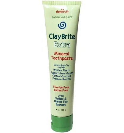 Zion Health - Claybrite Extra Strength Toothpaste - 3.2oz