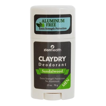 (image for) Zion Health Clay Dry Men Deodorant 2.8oz