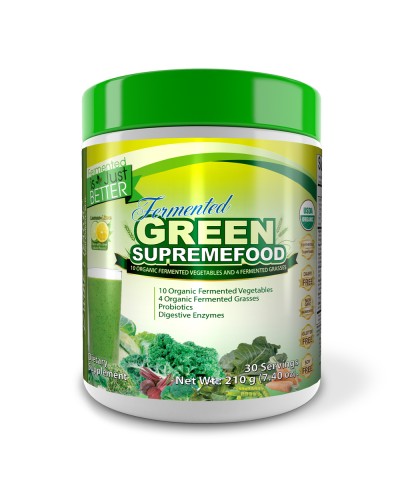 (image for) Fermented Green Supremefood Lemon Lime 30 Servings