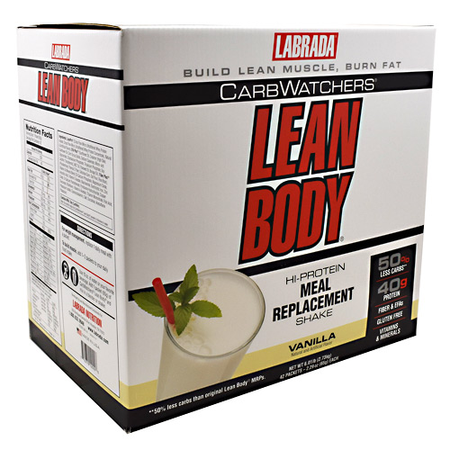 (image for) Labrada Carb Watchers Meal Replacement 42 Pack